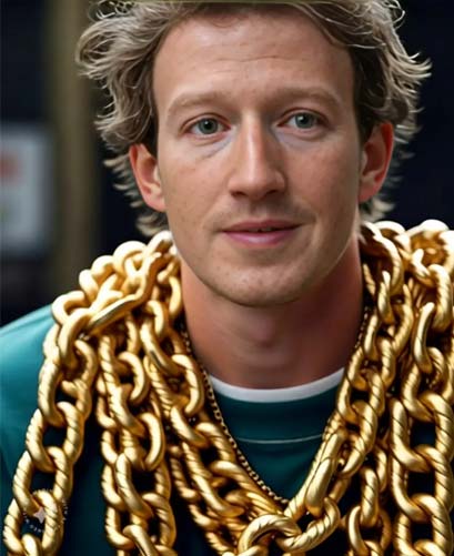 Closeup screenshot of Mark Zuckerbergs Facebook profile image