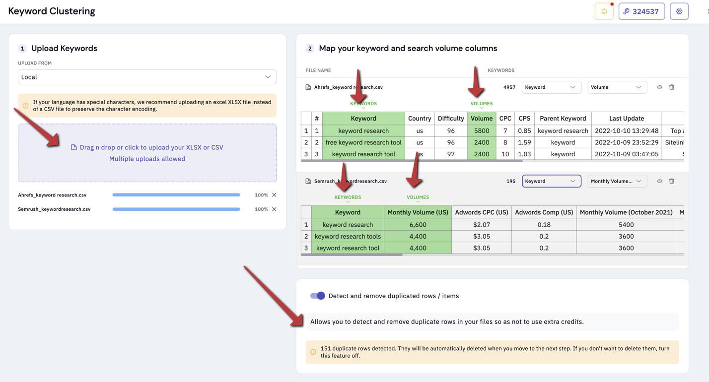 Keyword Clustering