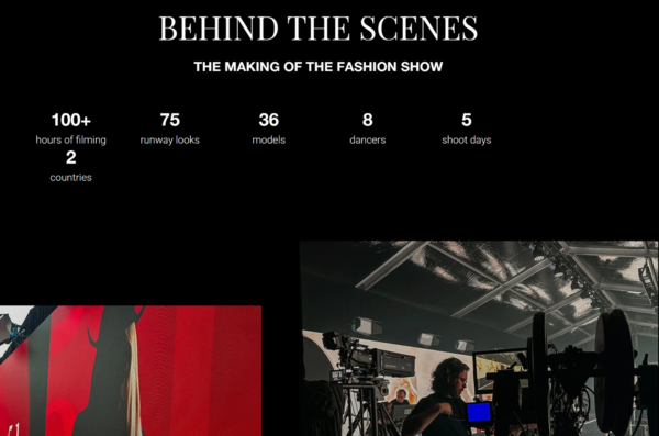 Boot Barn’s fashion show’s website page includes a section, “Behind the Scenes — The Making of the Fashion Show.