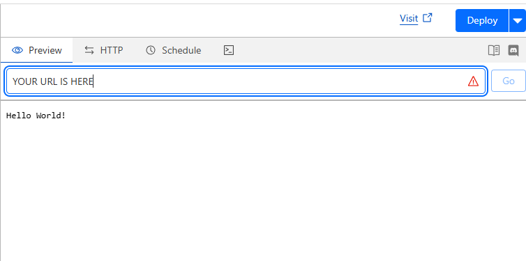 Cloudflare Worker Preview