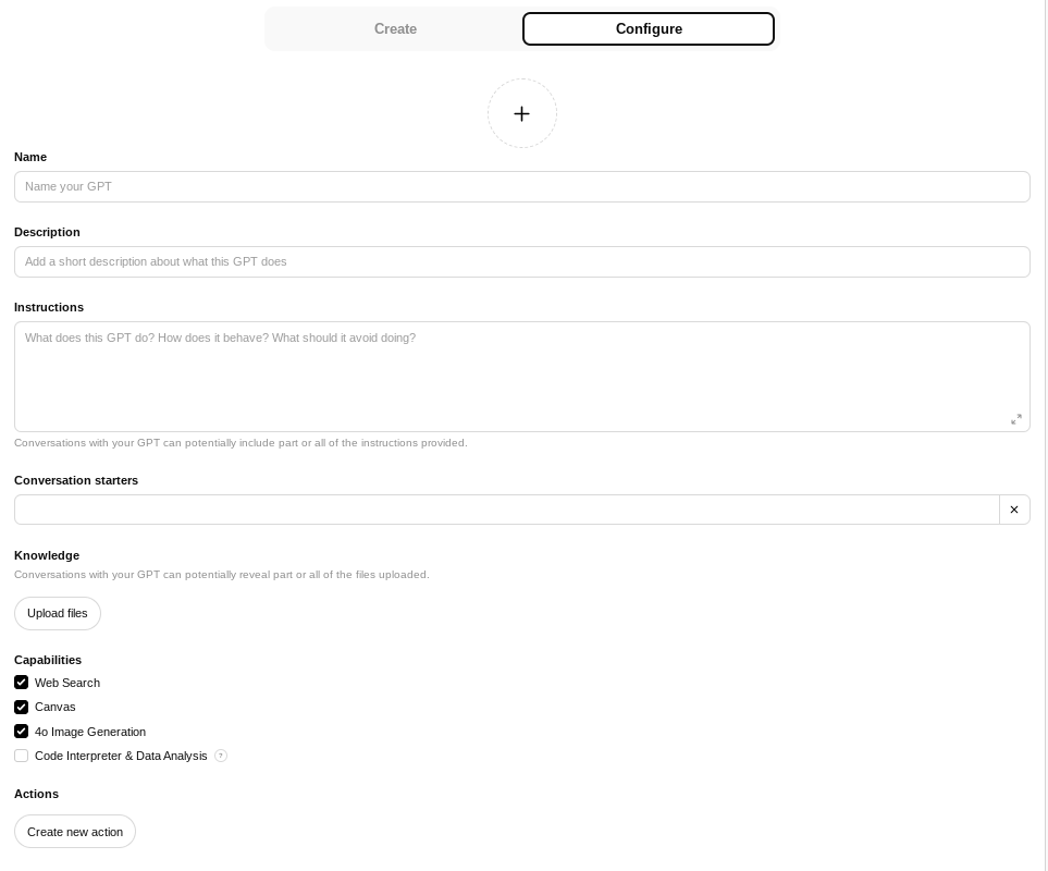 Configure GPT